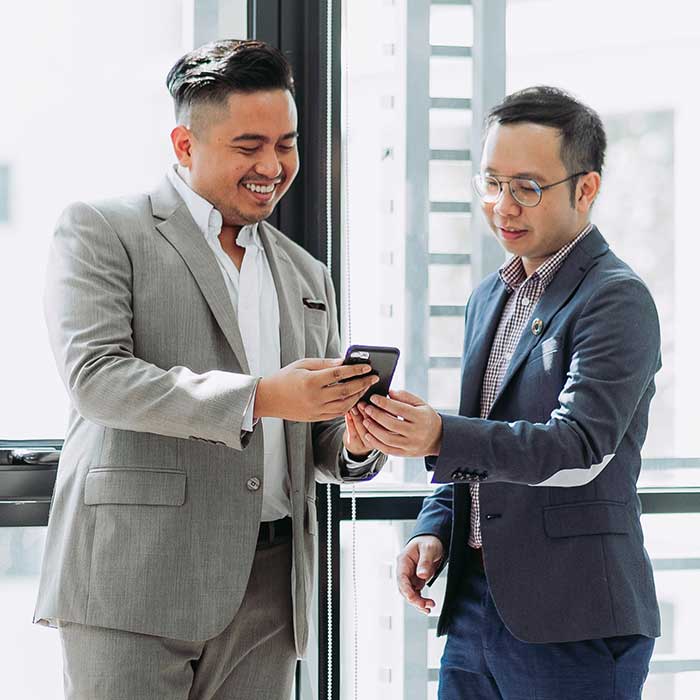 Team working on financial market analysis and investment planning