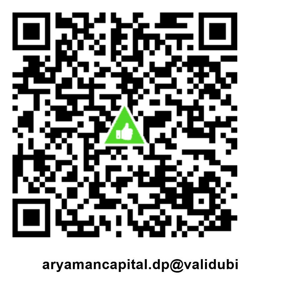 UPI QR code for Aryaman Capital DP payments